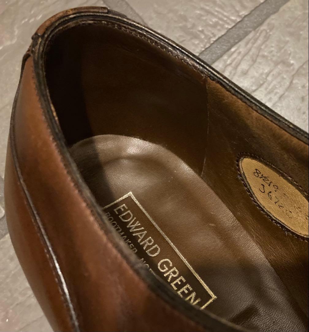 Edward Green ブラウン レザー 8 1/2E 名作606 36720