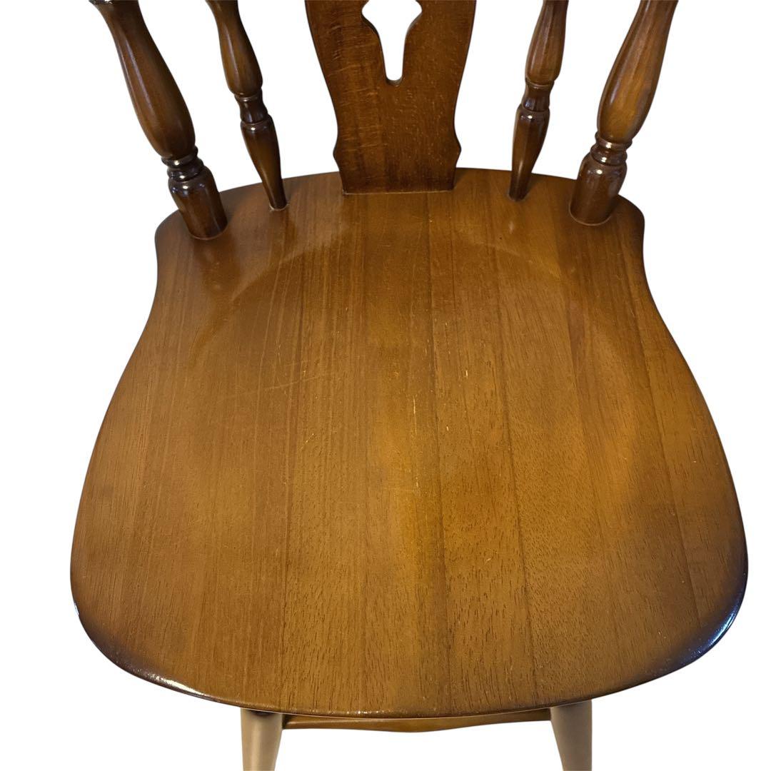 karimoku カリモク 回転式 ウィンザーチェア 木製