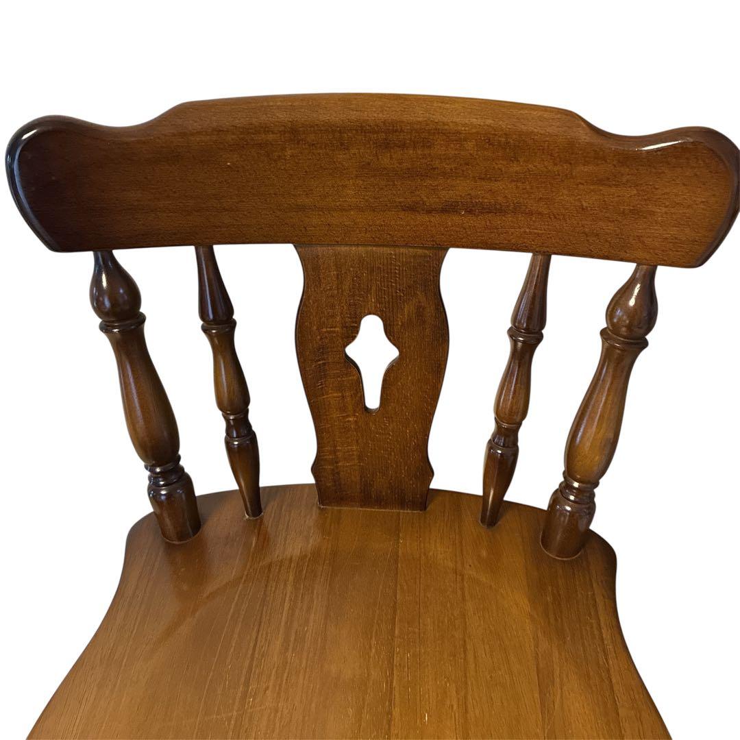 karimoku カリモク 回転式 ウィンザーチェア 木製