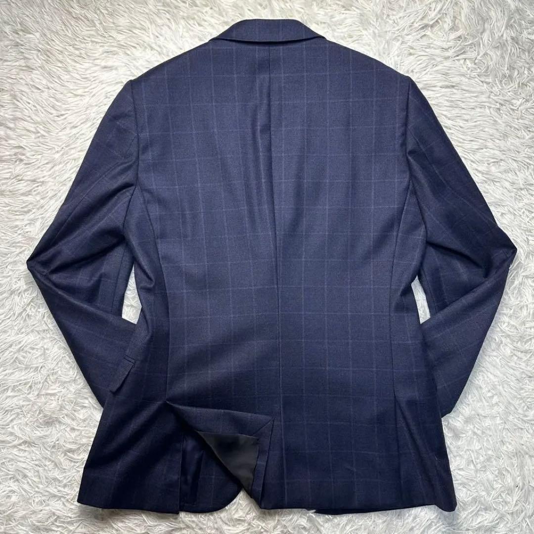 未使用級 現行 ポールスミス 上質ロロピ 光沢 2ピース 総裏 チェック M