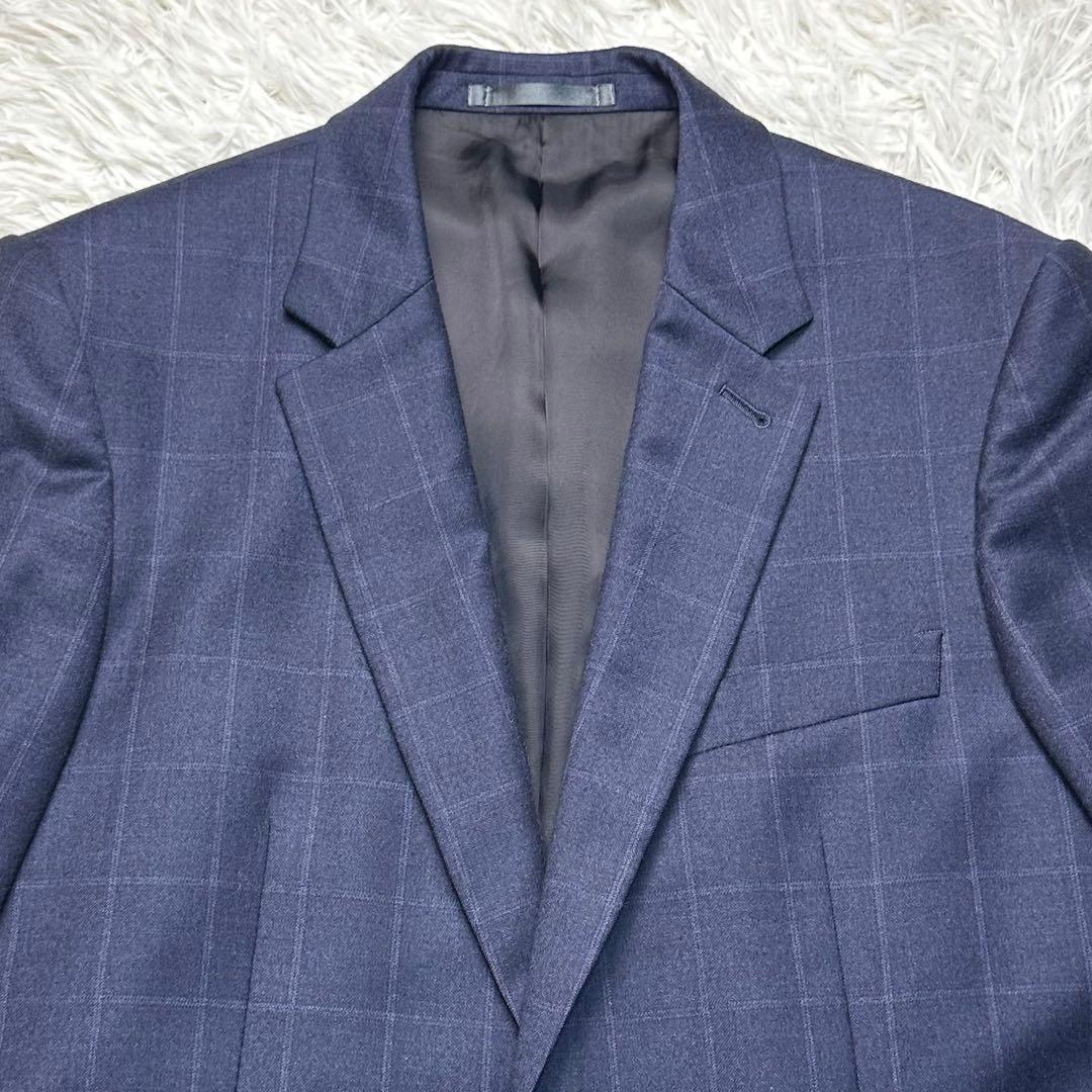 未使用級 現行 ポールスミス 上質ロロピ 光沢 2ピース 総裏 チェック M