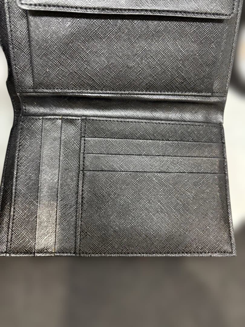 PRADA ブラックナイロン長財布美品