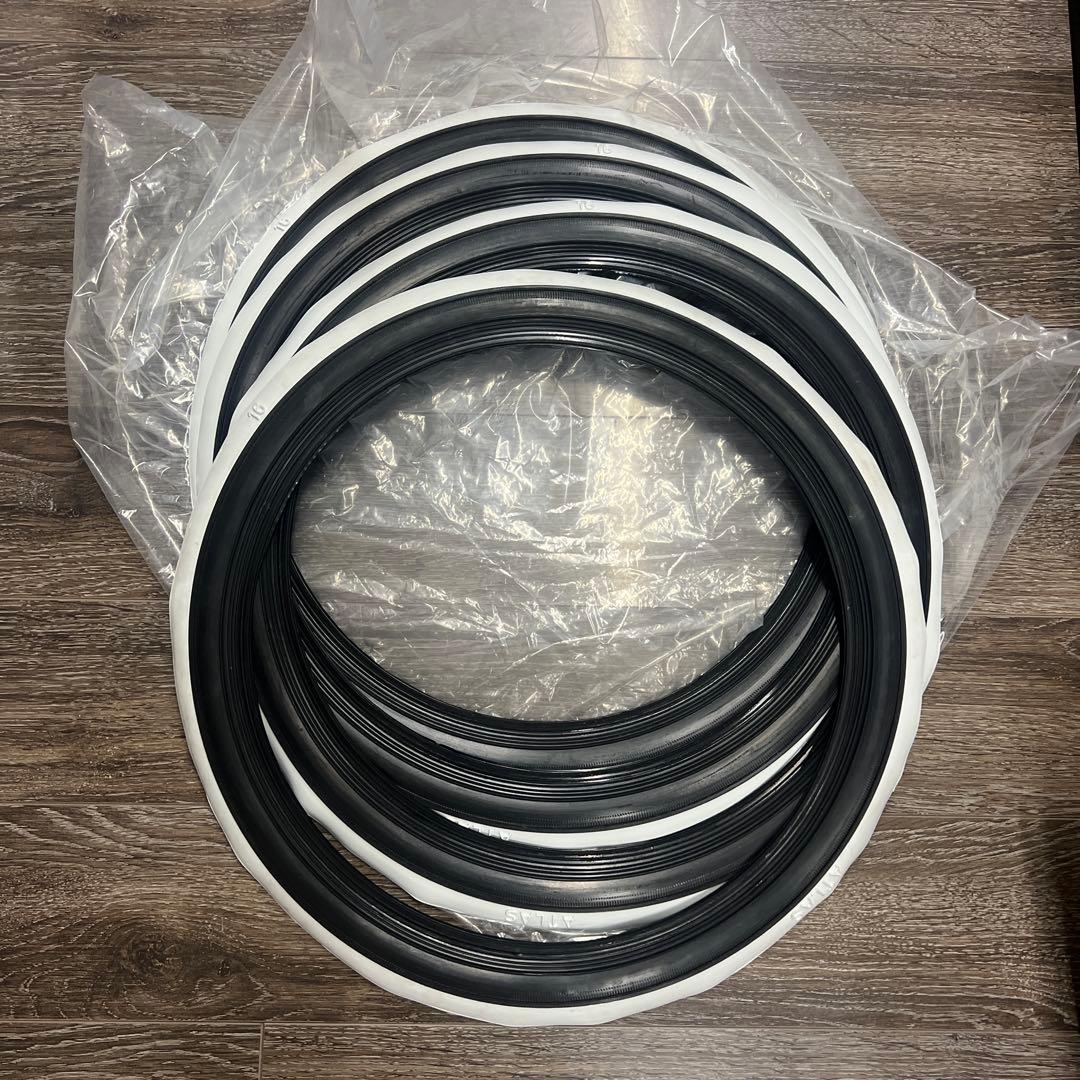 ムーンアイズ　ホワイトリボン　スキニータイプ　16インチ用　ホワイトウォール