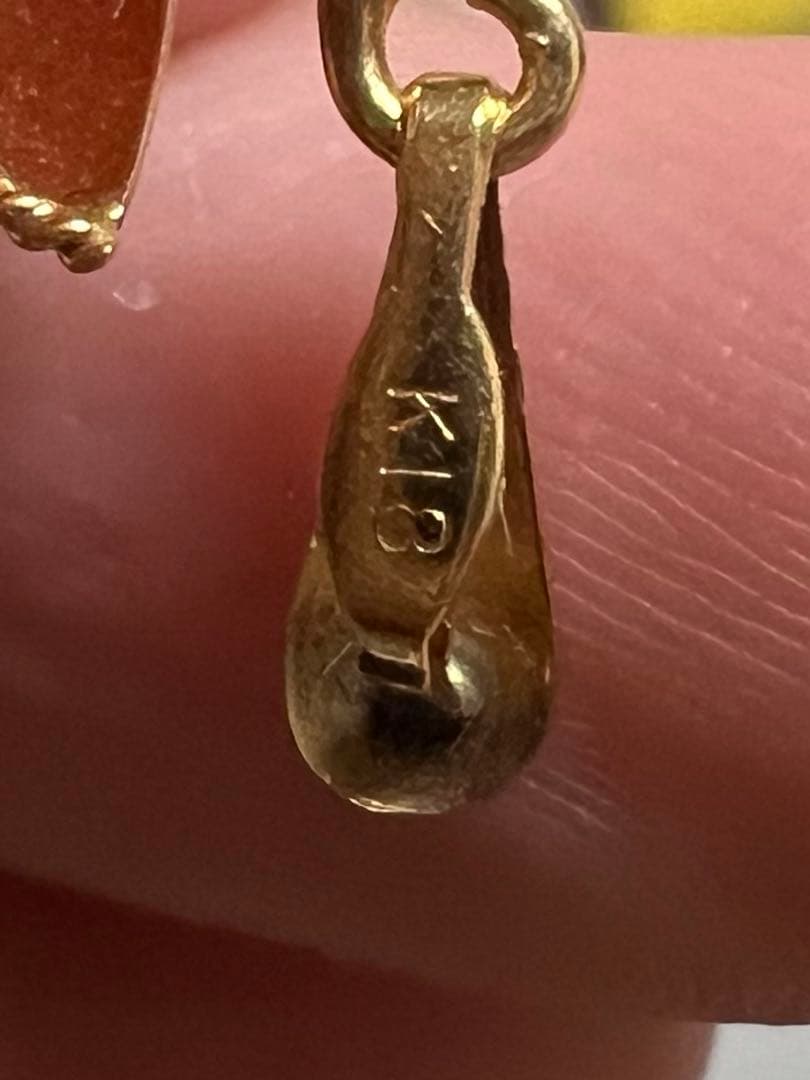 18k 船　ペンダントトップYG1.29g