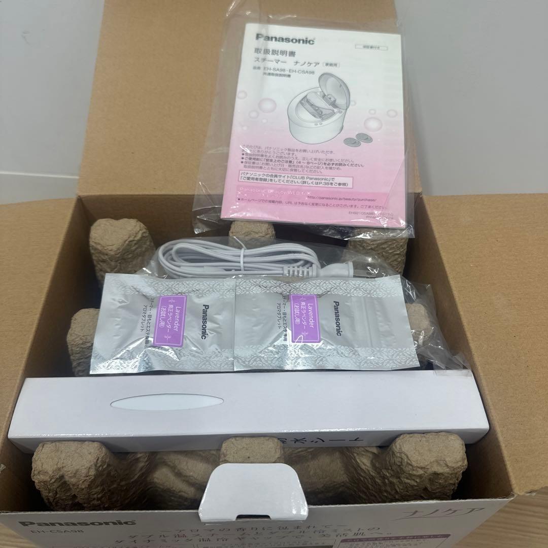 Panasonic スチーマー　ナノケア　EH-CSA98-P