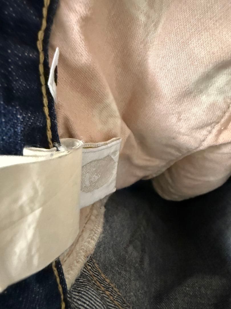 A BATHING APE ダメージ加工デニム xlサイズ　エイプ