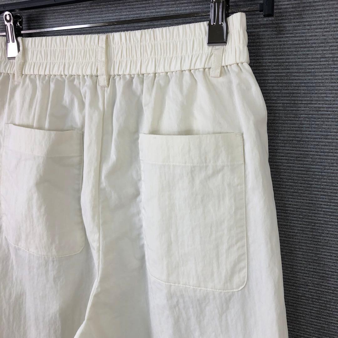 conte タック イージー ワイドパンツ 36 ホワイト