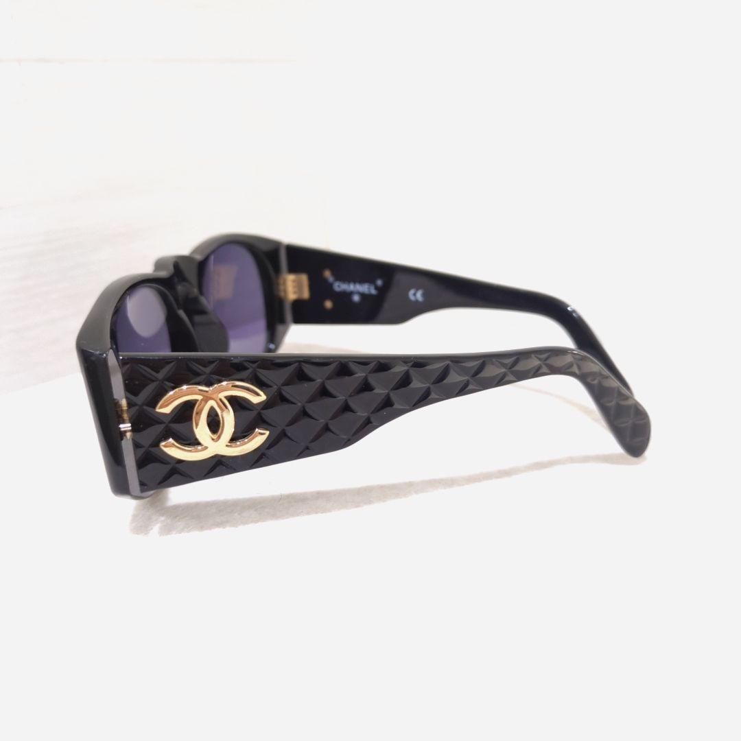 【CHANEL】シャネル サングラス ココマーク マトラッセ ブラック