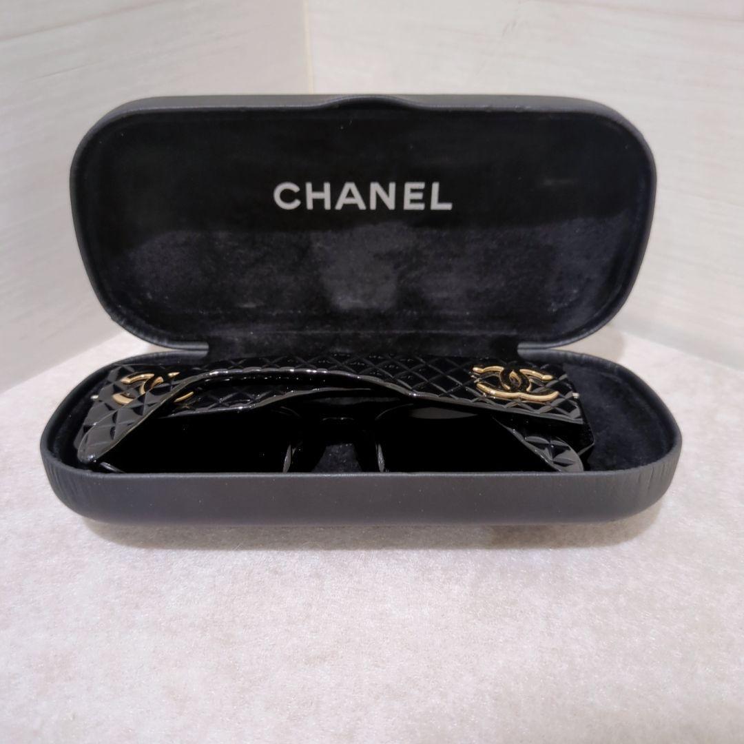 【CHANEL】シャネル サングラス ココマーク マトラッセ ブラック