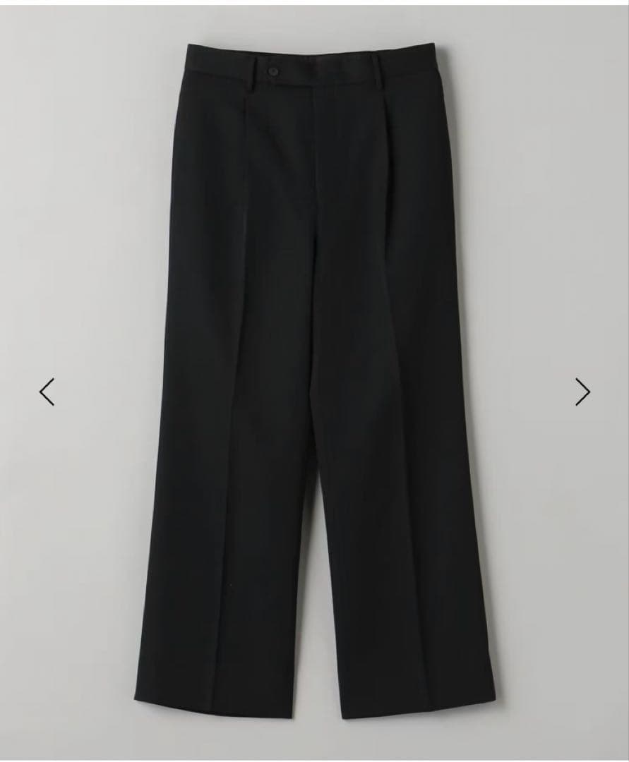 BEAUTY&YOUTH HI-LINE ウーステッド スラックス1P サイズL