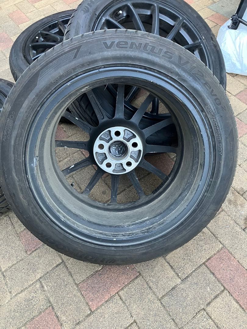 225/50R18 ランエボ純正　ランサーエボリューションX純正　4本