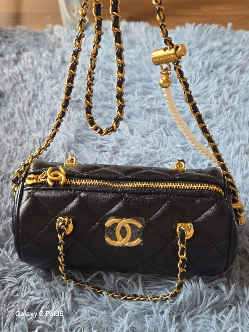 シャネル ビューティー ノベルティ 2WAY シリンダー チェーンバッグ