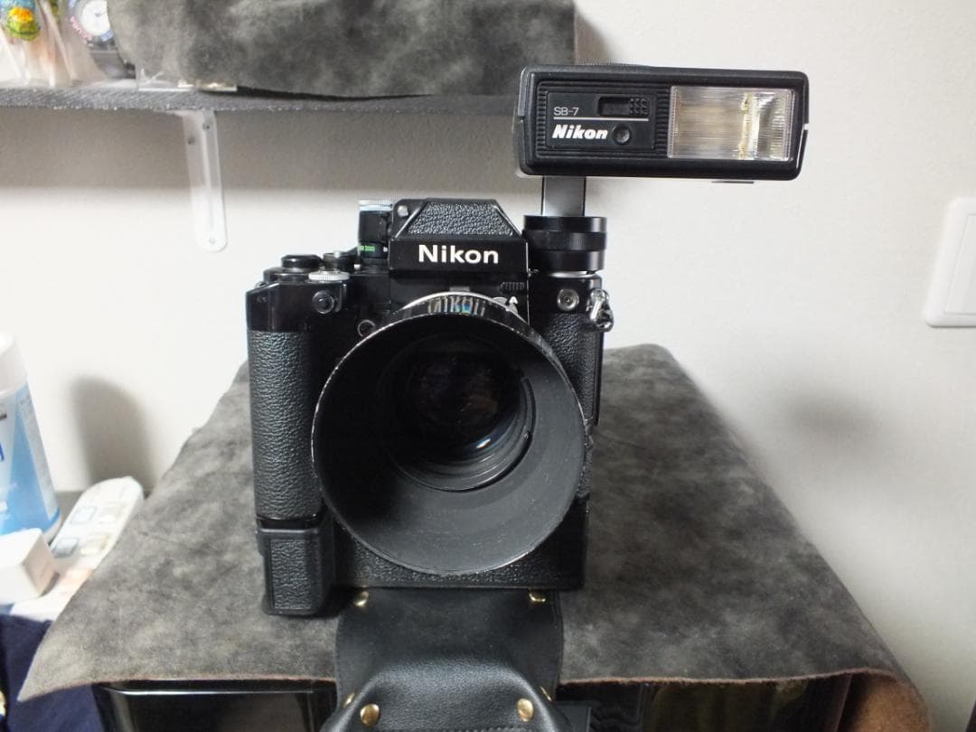 Nikon F2 　MD-3　NIKKOR 55mm F1:1.2 SB-7付