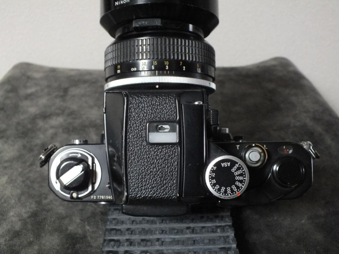 Nikon F2 　MD-3　NIKKOR 55mm F1:1.2 SB-7付