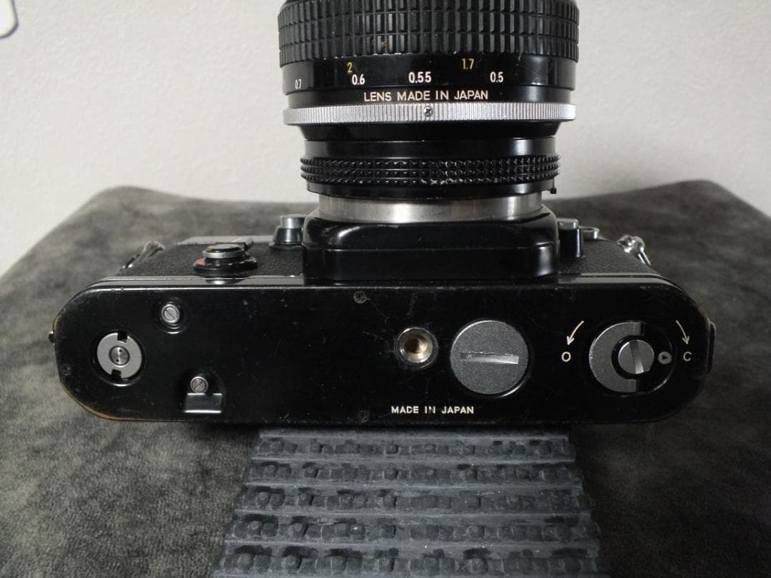 Nikon F2 　MD-3　NIKKOR 55mm F1:1.2 SB-7付