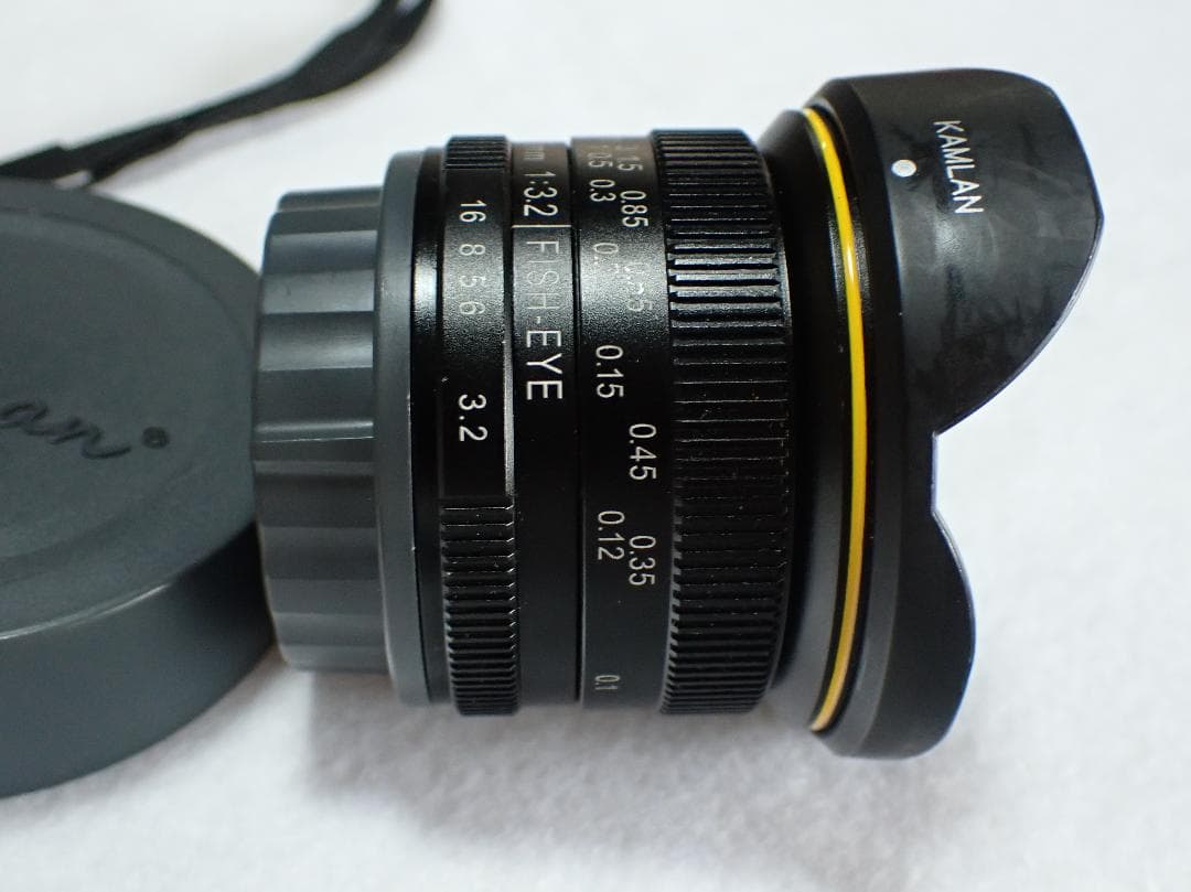 KamLan 単焦点魚眼レンズ FS7.5F3.2/MFT