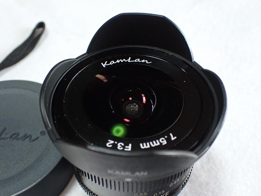 KamLan 単焦点魚眼レンズ FS7.5F3.2/MFT