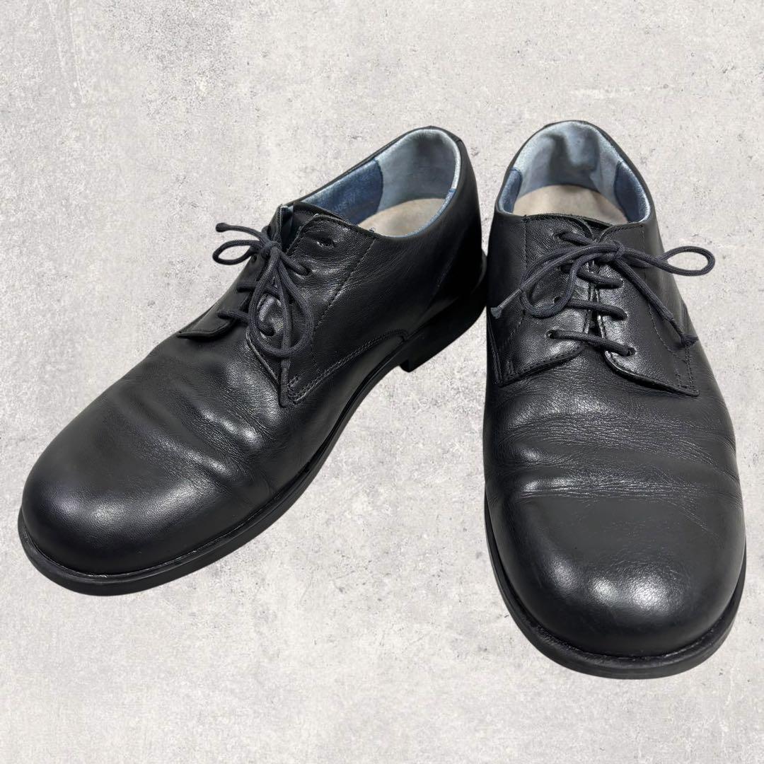 Pinビルケンシュトック ジャレン レザーシューズ 黒 40 26cm