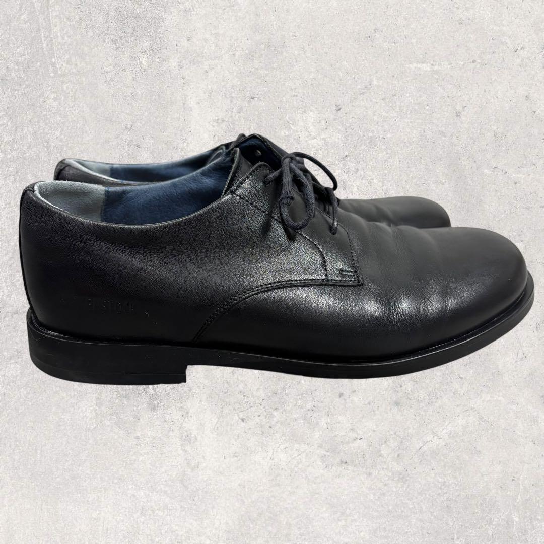 Pinビルケンシュトック ジャレン レザーシューズ 黒 40 26cm