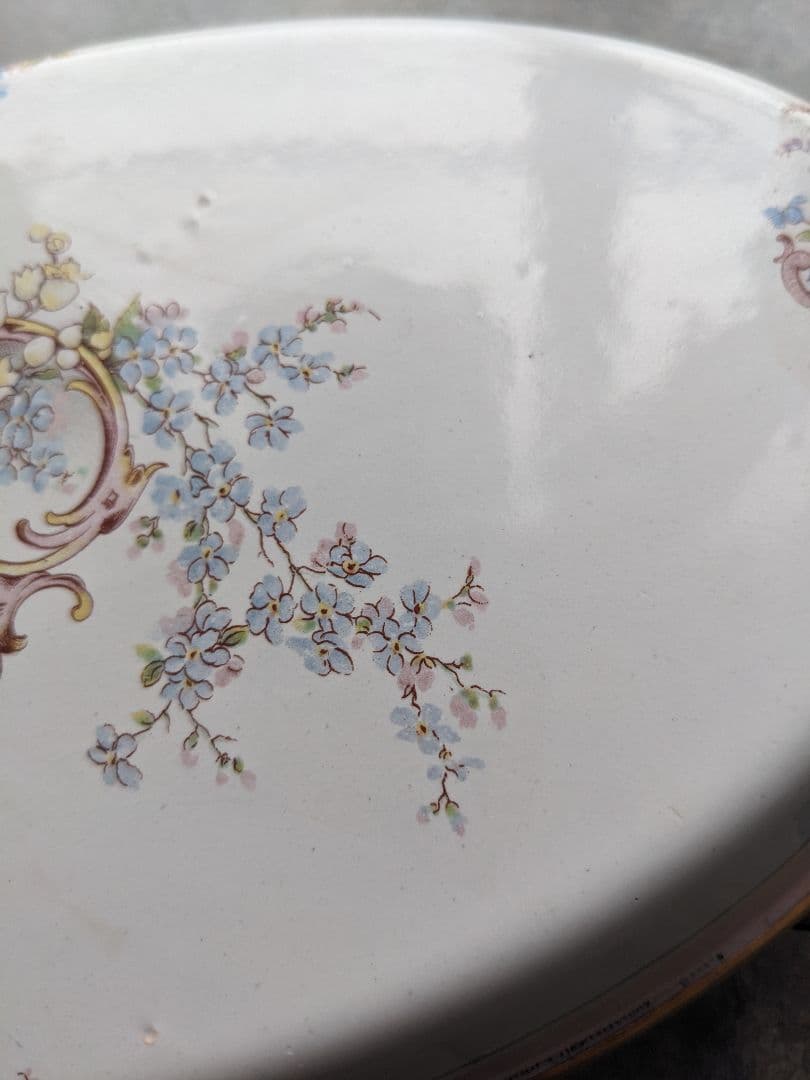 希小 JAPYフランスアンテーク　 ホーローパエリアパン　オーバル