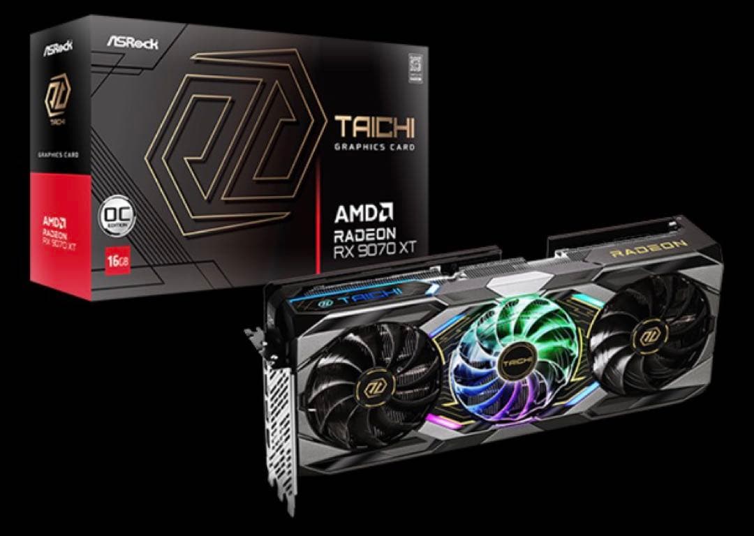 【新品未開封】ASRock TAICHI Radeon RX 9070 XT
