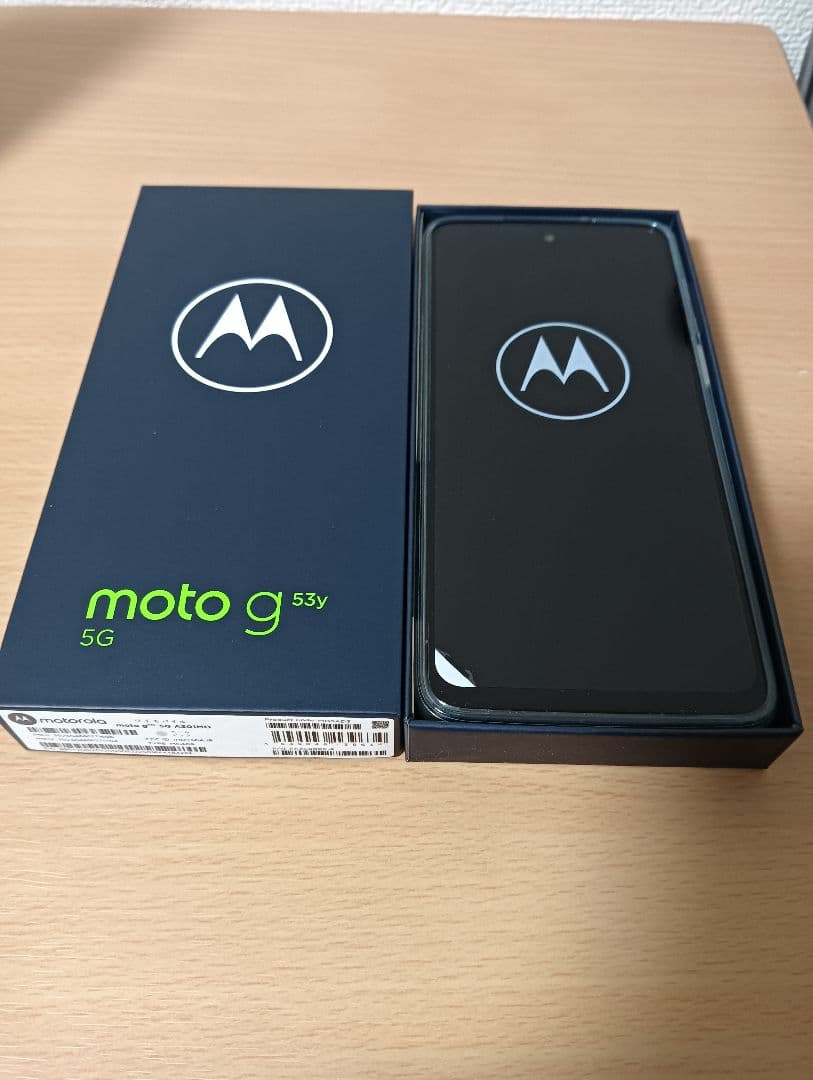 新品未使用 moto g53y 5 simフリー ペールピンク