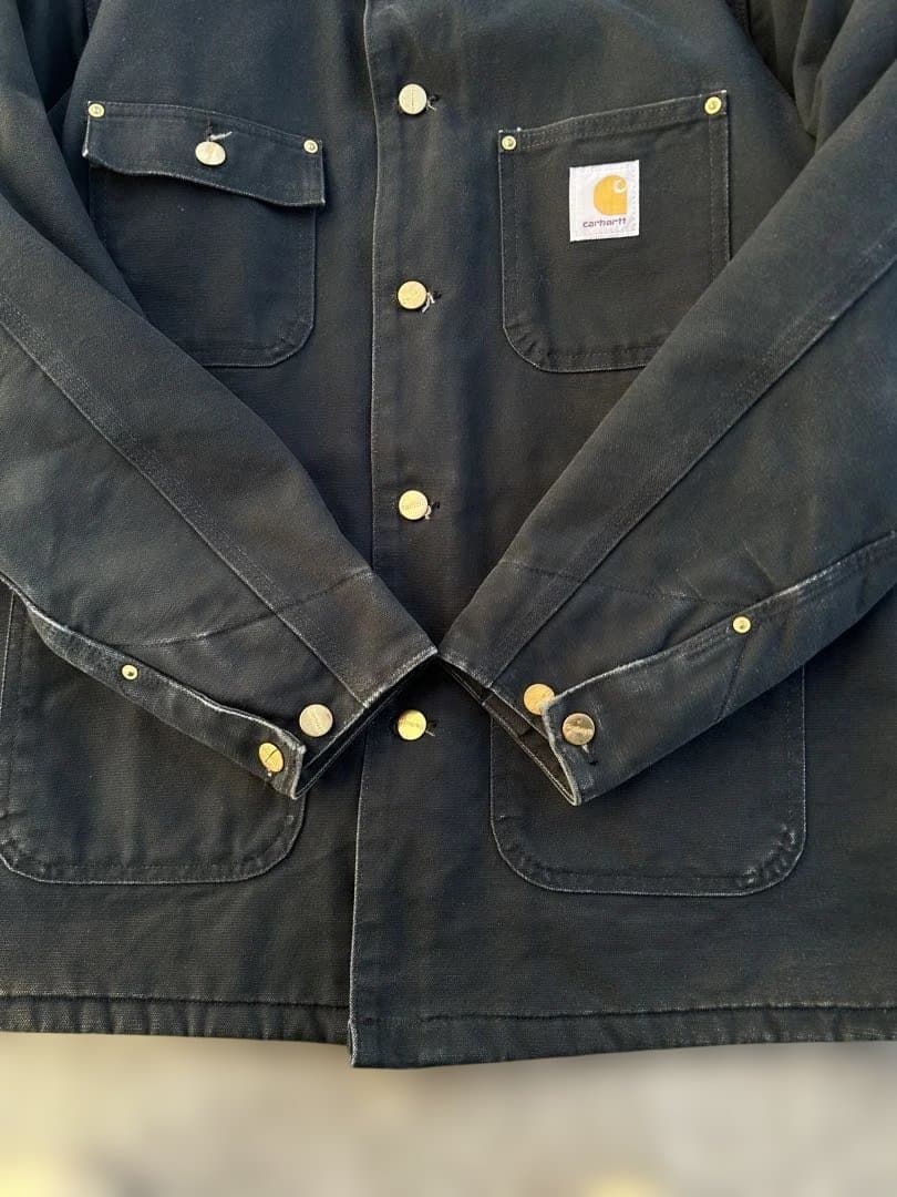 00s Carhartt ミシガンチョアコート ブラック 36表記