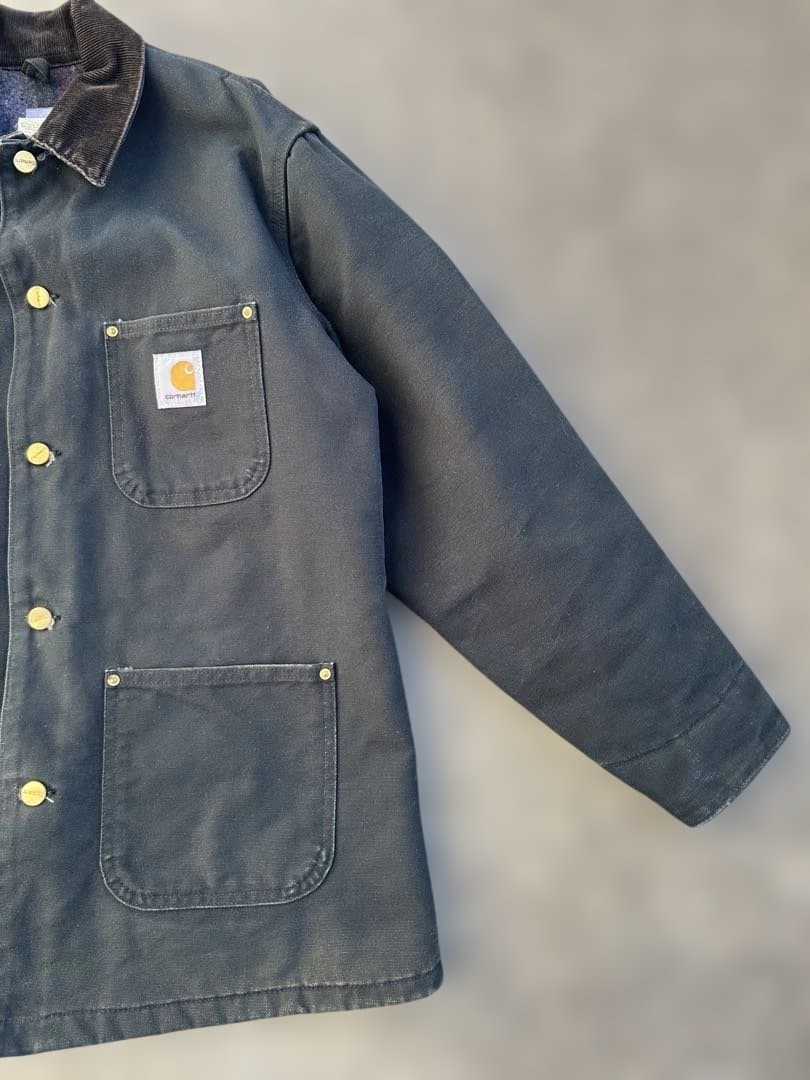 00s Carhartt ミシガンチョアコート ブラック 36表記