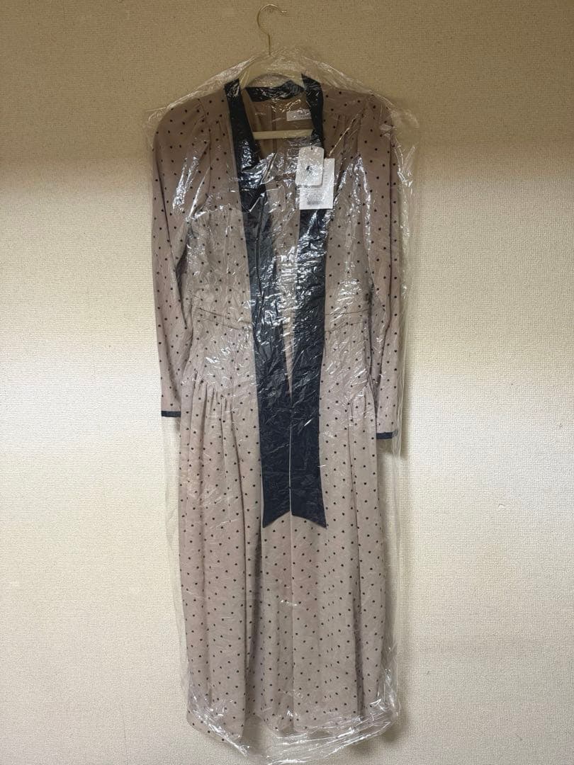 【大人気即完売品】Heart Dot Bow Tie Chiffon Dress