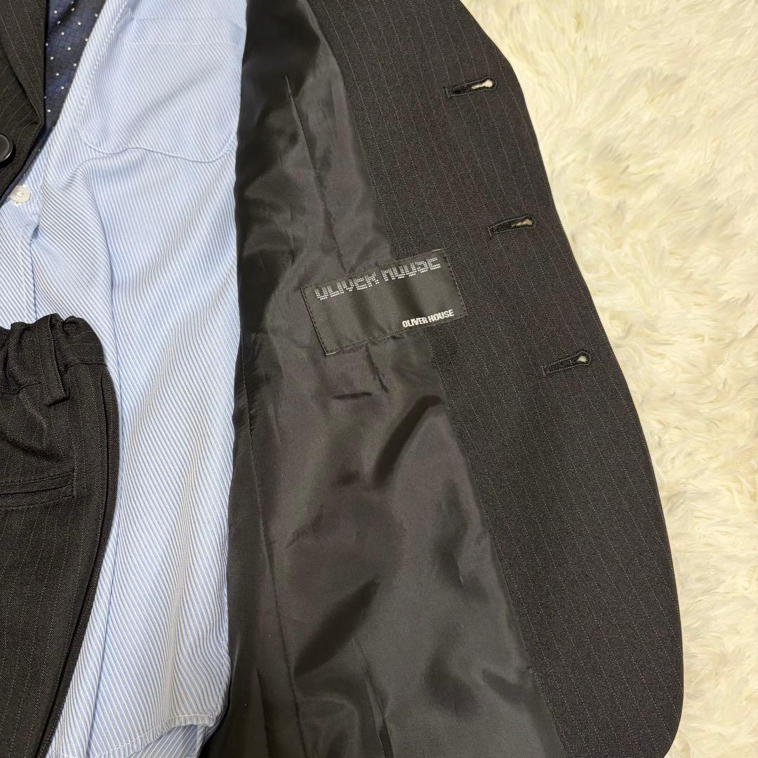 美品　オリバーハウス男の子スーツ5点セット140cm