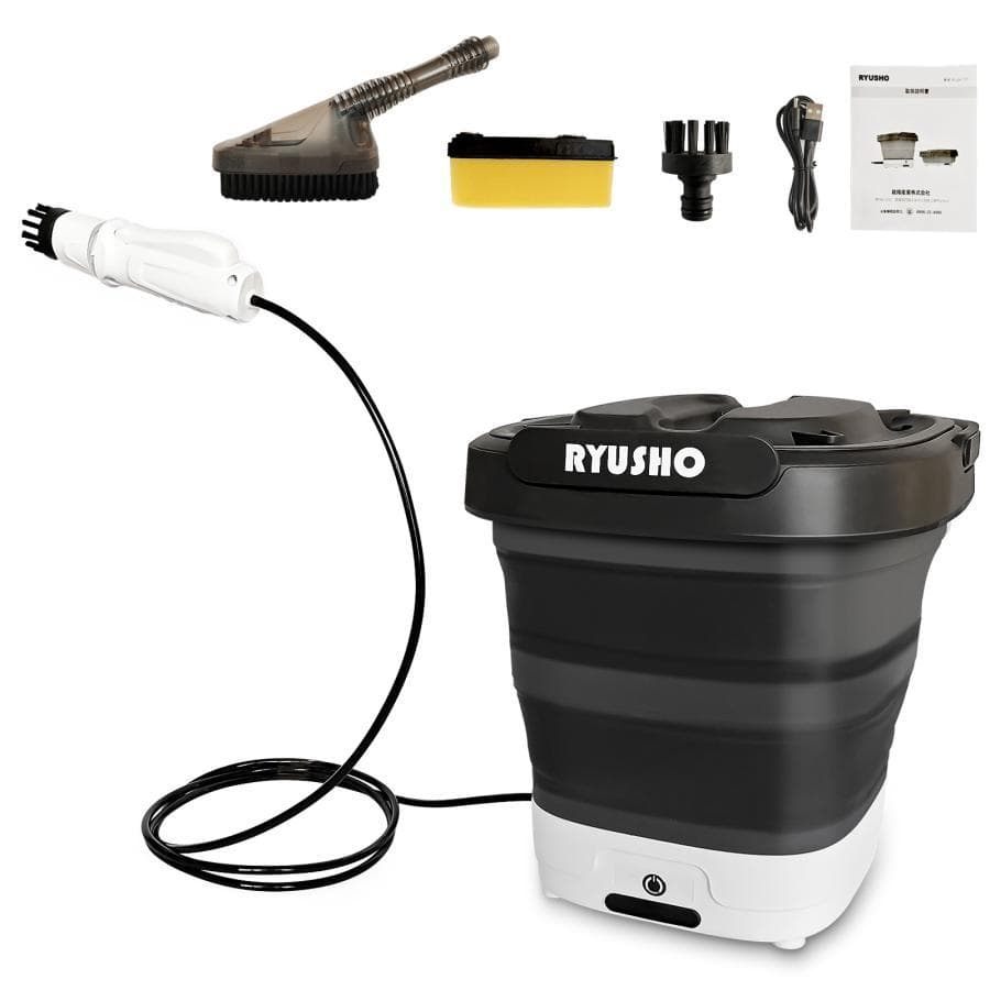 マルチクリーナー折りたたみ式12Lタンクブラシ2個付きコンパクトスプレー洗浄器