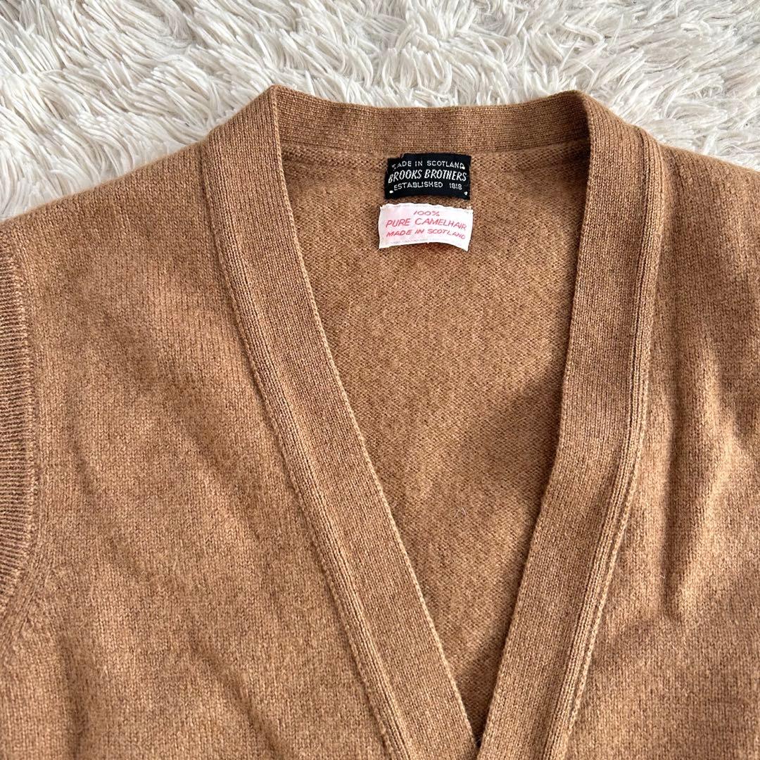 スコットランド製　ブルックスブラザーズ　カシミヤ100% ニットベスト