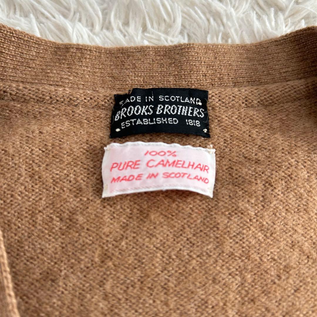 スコットランド製　ブルックスブラザーズ　カシミヤ100% ニットベスト