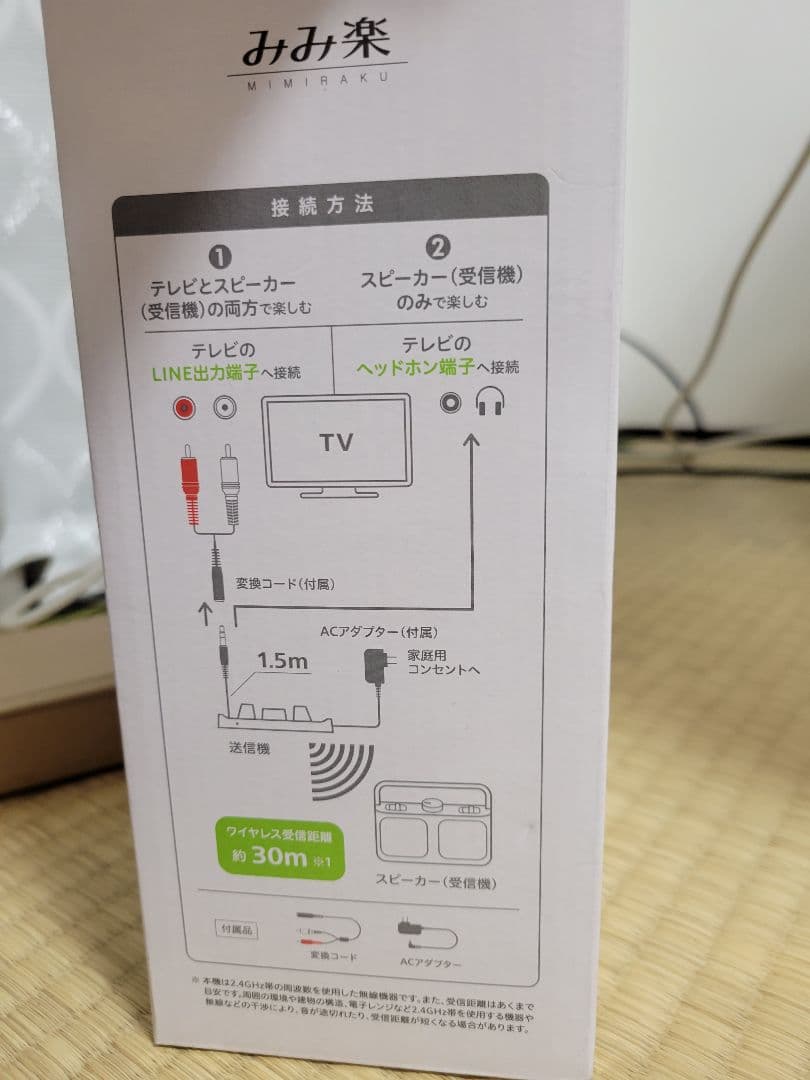 スピーカー　Victor　みみ楽　新品