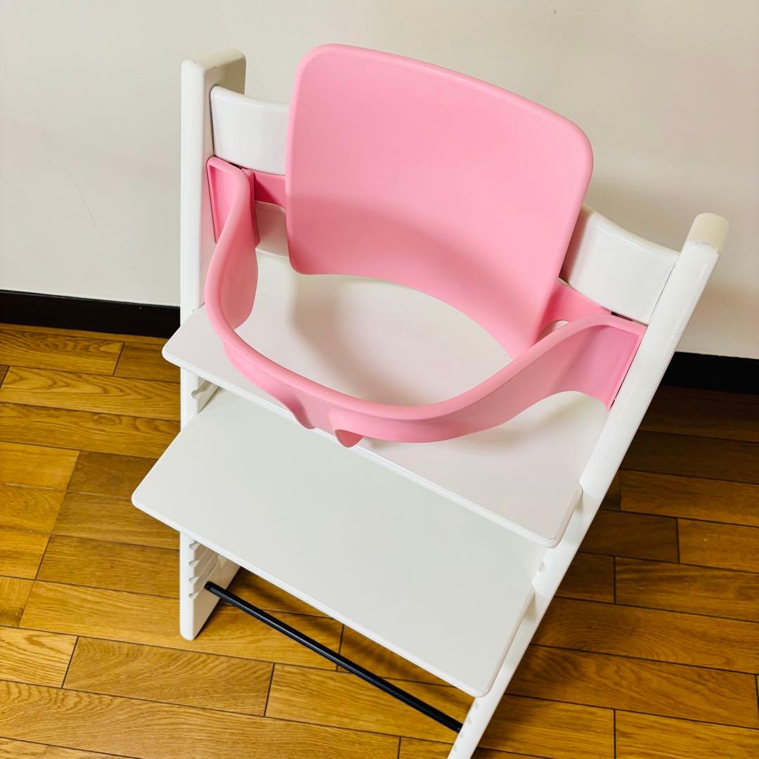 ストッケstokke トリップトラップ ベビーガード付き　送料込み