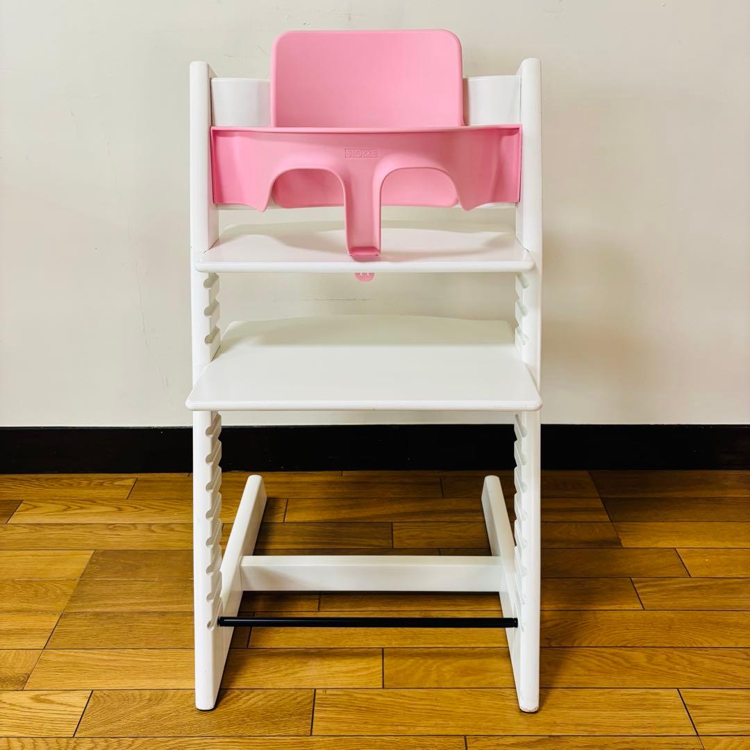 ストッケstokke トリップトラップ ベビーガード付き　送料込み