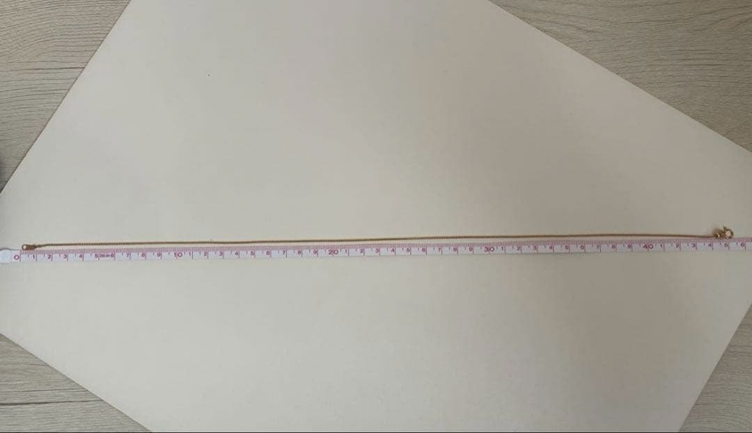 フェスタリア　K18YG チェーン ネックレス