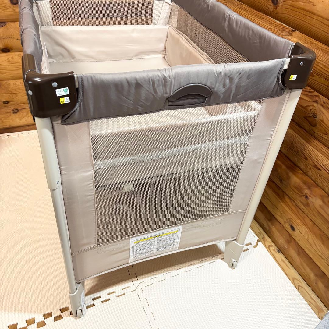 Aprica アップリカ ココネルエアー ベビーベッド ココアブラウン