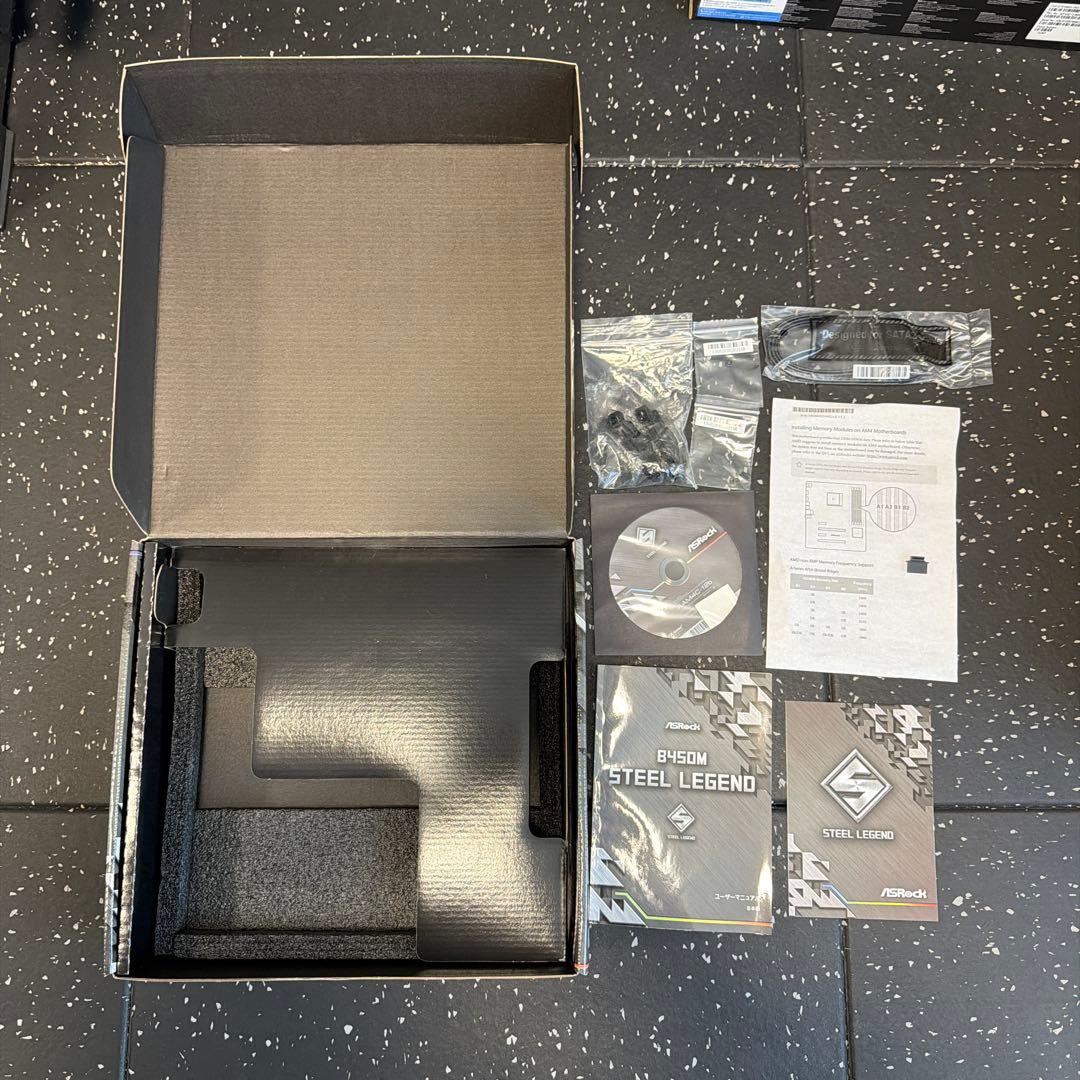 【中古】RYZEN5 CPU+ASRock マザーボードB450M SL