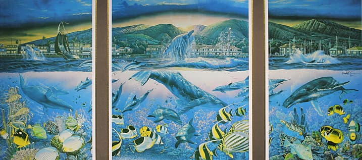 ラッセン【ラハイナビジョンズ】 ミクスドメディア 保証書有り