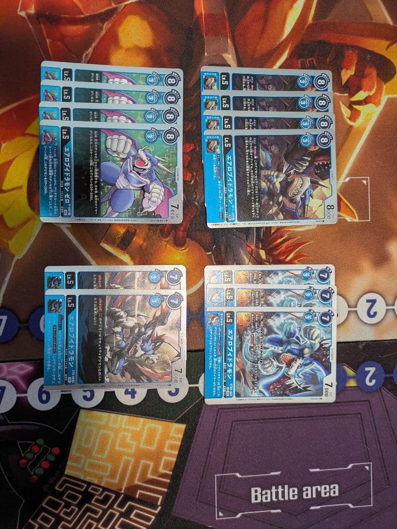 デジモンカードゲーム　アルフォースブイドラモン　デッキまとめ売り　四ノ宮リナ