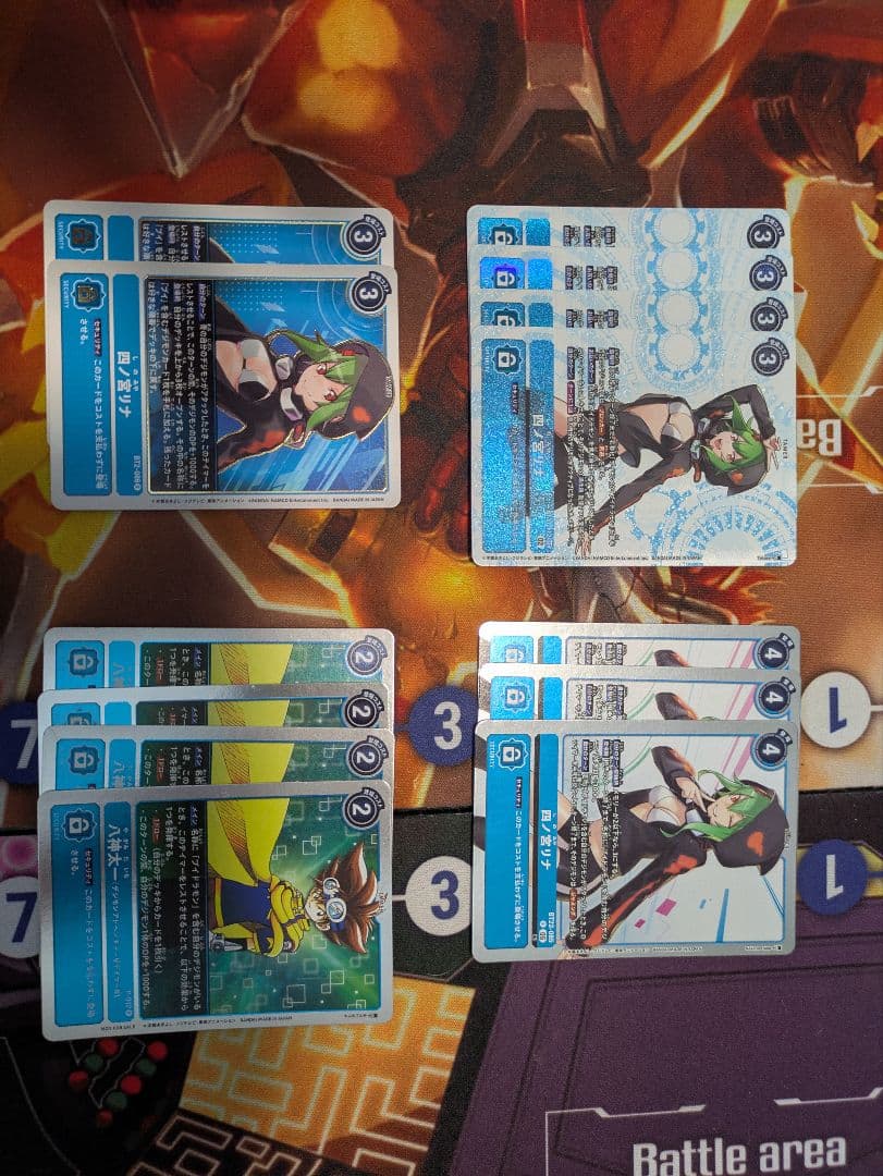 デジモンカードゲーム　アルフォースブイドラモン　デッキまとめ売り　四ノ宮リナ
