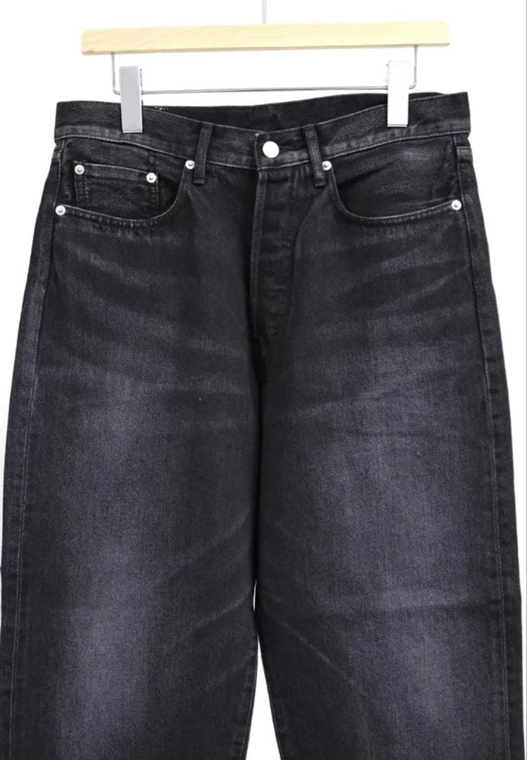 グラフペーパーSelvageDenimFivePocketデニム ブラック