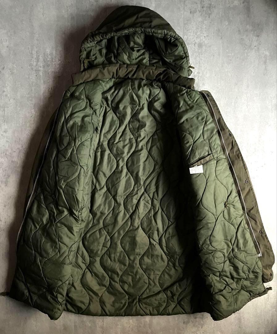 【80s vintage】フィールドパーカー　モッズコート　キルティング　古着