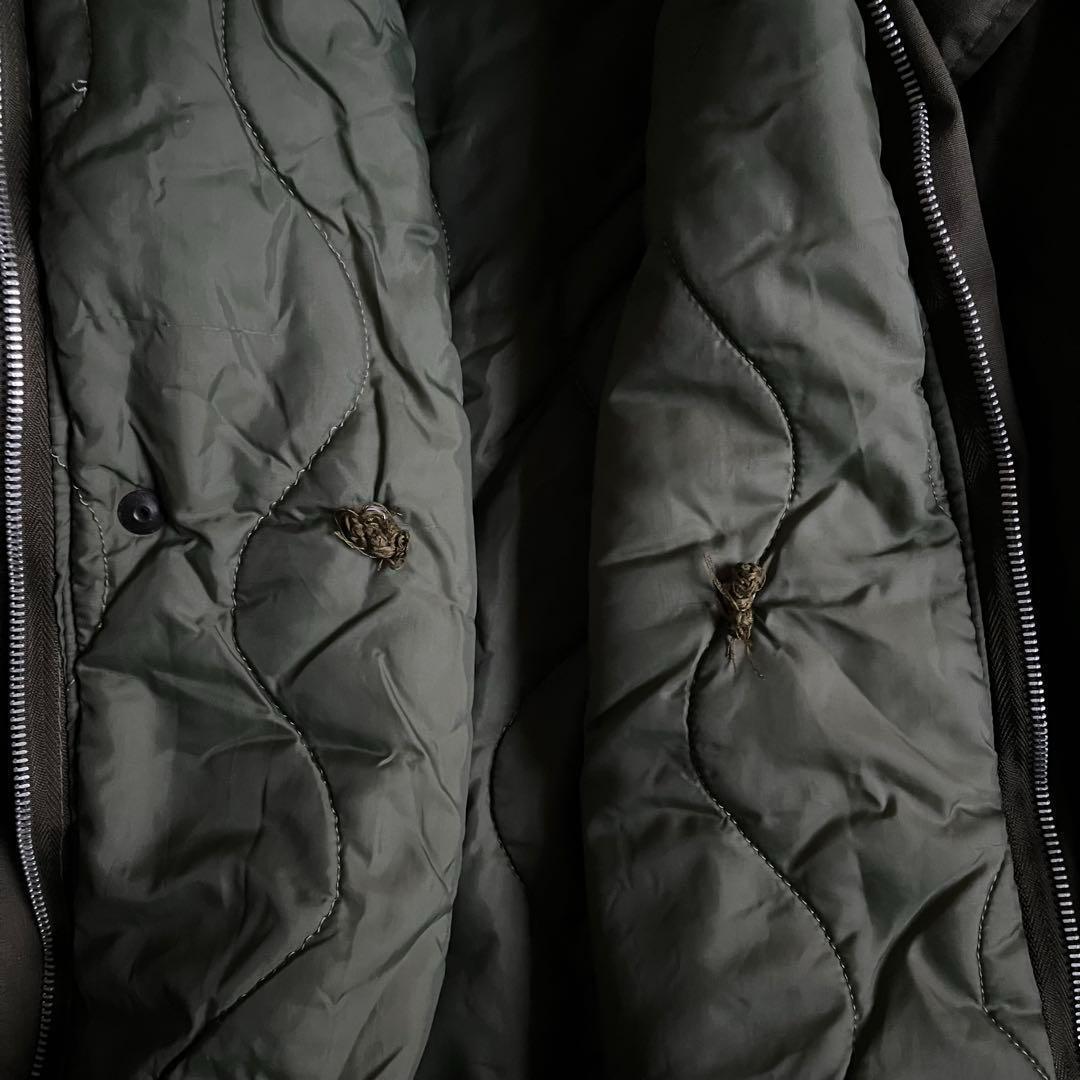 【80s vintage】フィールドパーカー　モッズコート　キルティング　古着