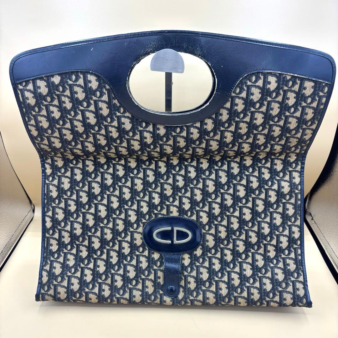 Christian Dior トロッター CD金具 ハンドバッグ