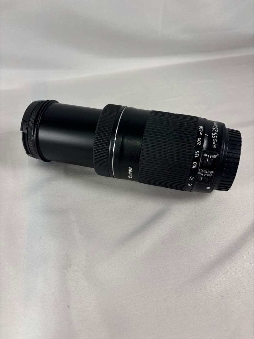 【美品】Canon EF-S 55-250mm ズーム レンズ保護フィルター付き