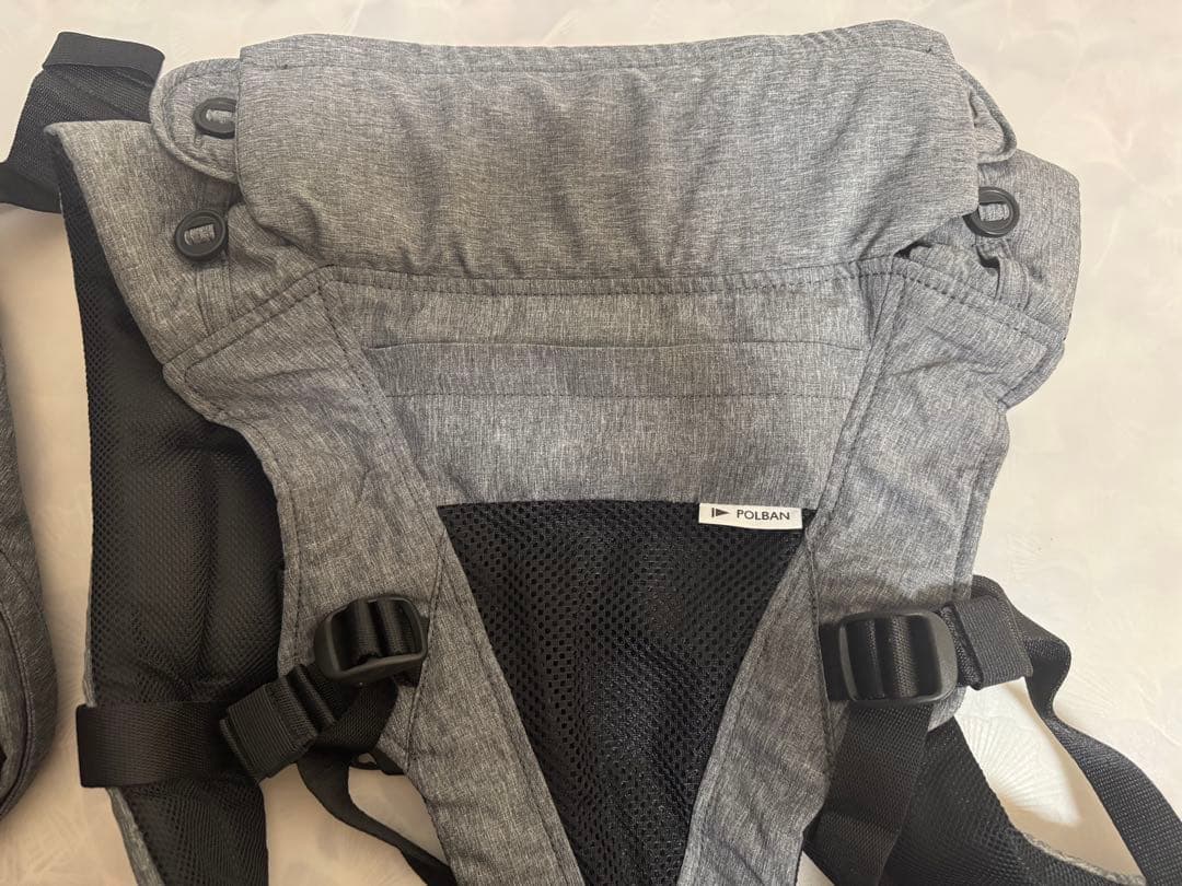 【POLBAN PRIME】ヒップシート　抱っこ紐　グレー