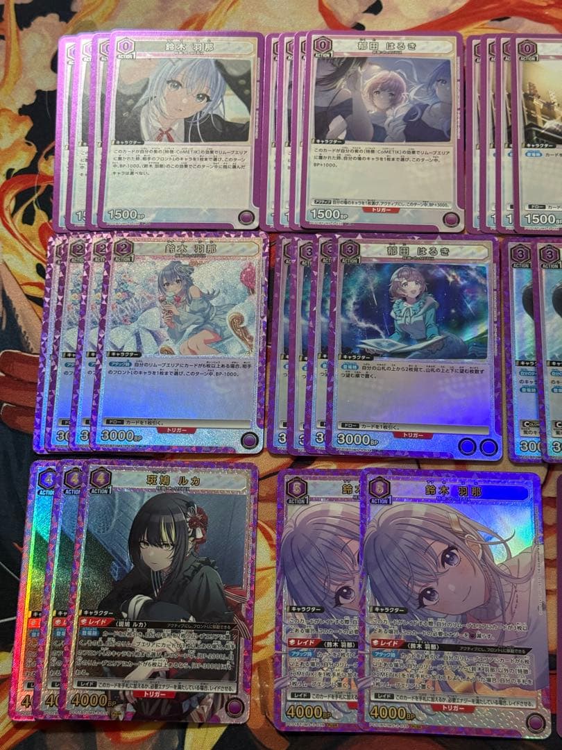 アイドルマスター シャイニーカラー　紫CoMETIKデッキバーツ