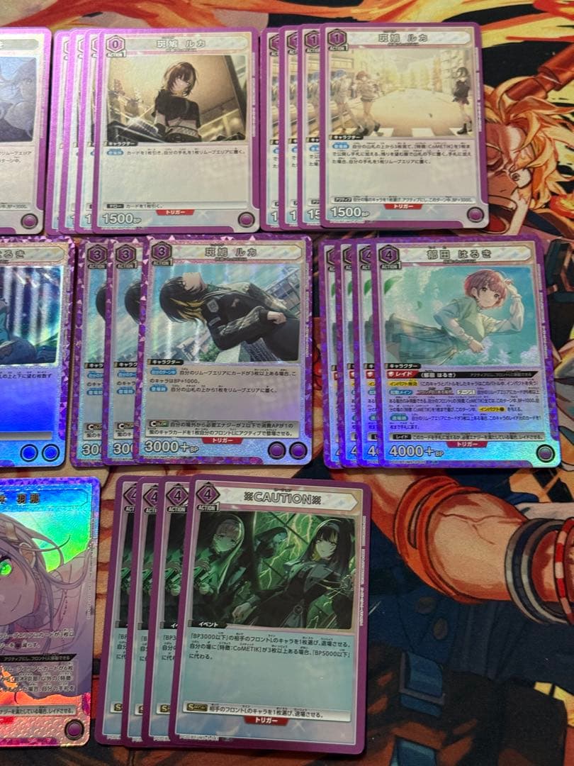 アイドルマスター シャイニーカラー　紫CoMETIKデッキバーツ